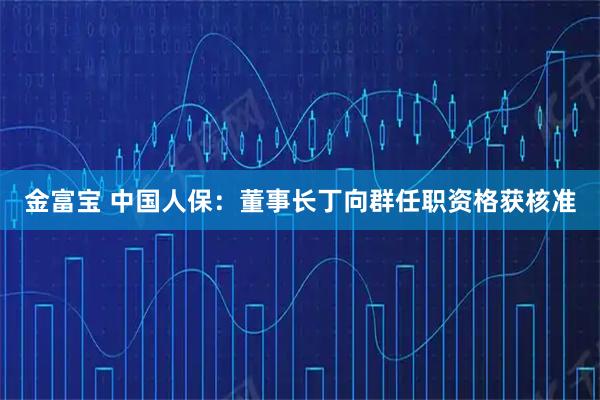 金富宝 中国人保：董事长丁向群任职资格获核准